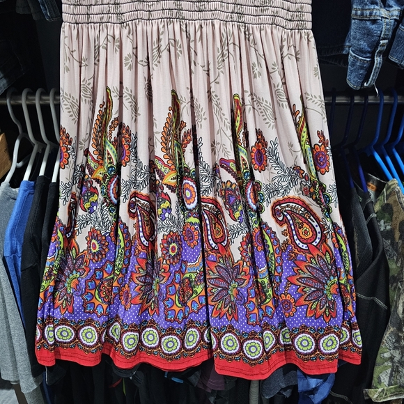 2 Midi Dresses Size L-XL Pullover Adjustable Shoulders Win Win Jon & Anna - Picture 14 of 16